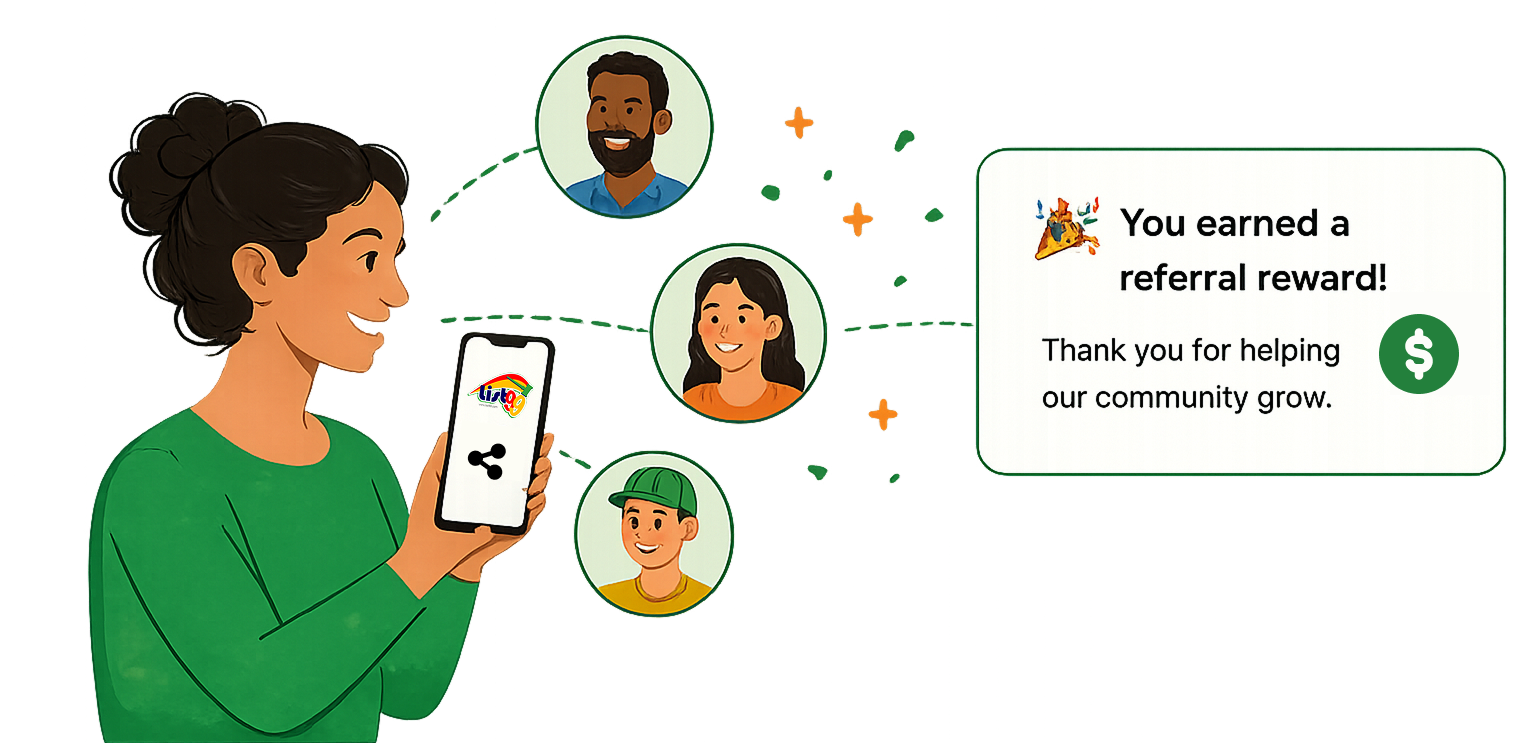 Referral rewards