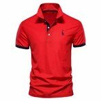 Men's Red Polo Shirt