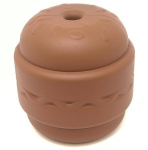 SP Hamburger Durable Rubber Chew Toy & Treat Dispenser