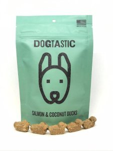 DT Dogtastic Salmon & Coconut Ducks Dog Treats