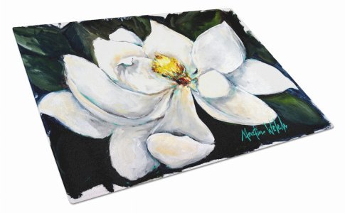 Flower Glass Cutting Board Large