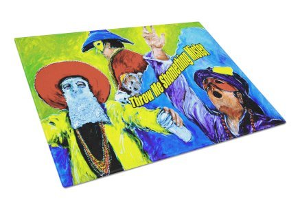 Festive Glass Cutting Board Large