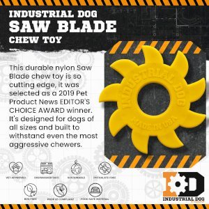 Circular Saw Blade  Ultra Durable Nylon Dog Chew Toy