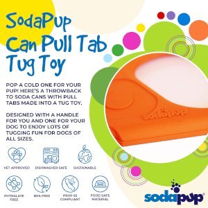 Pop Top Rubber Tug Toy for Interactive Play