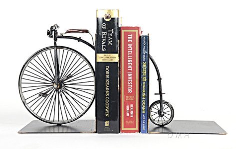 1870 High Wheeler Model-Inspired Bookends