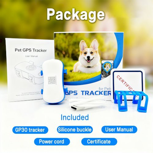 Dog GPS Tracker Real Time, Anti-Lost Pet Tracker With Geofence, Flash Light And Sound Alarm, Unlimited Distance Tracking, Fits Most Pet Collars, Subscription Required