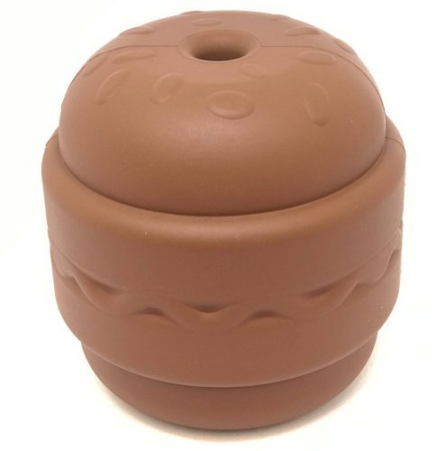 SP Hamburger Durable Rubber Chew Toy & Treat Dispenser