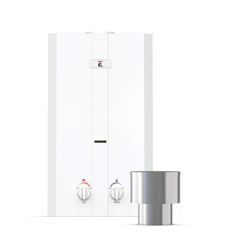 Eccotemp L10 3.0 GPM Portable Outdoor Tankless Water Heater w/ EccoFlo Diaphragm 12V Pump and Strainer