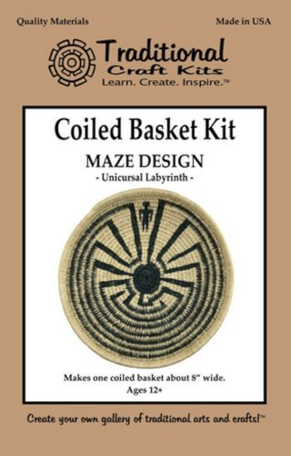 Coiled Basket Kit - Maze Design