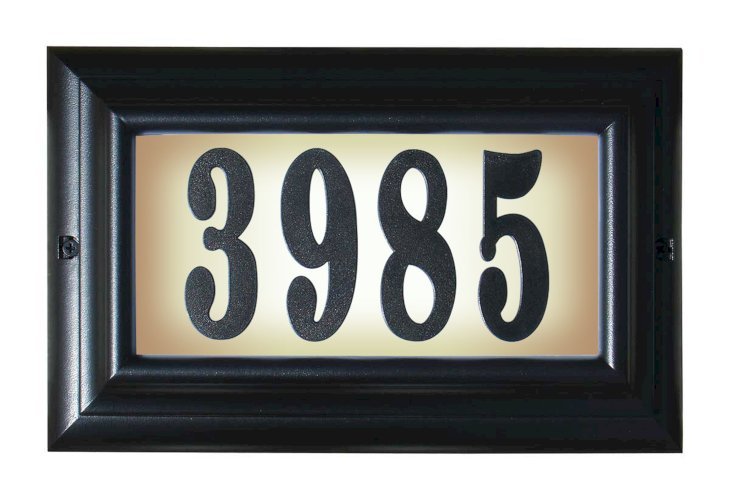 Edgewood "Do It Yourself Kit" Lighted Address Plaque