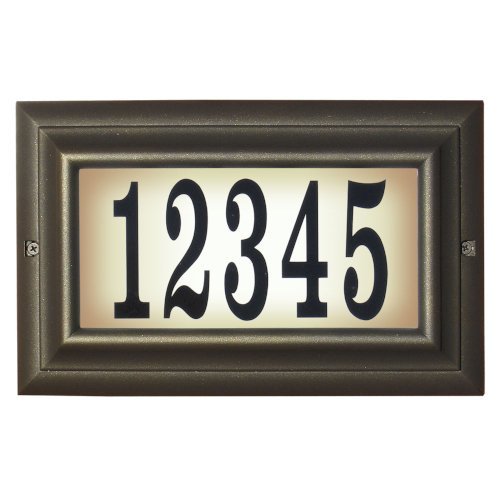 Edgewood Lighted Address Plaque