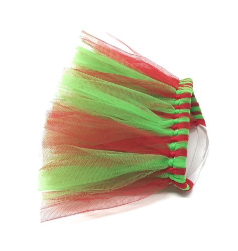 Red and Green Christmas Dog Tutu Skirt (Large)