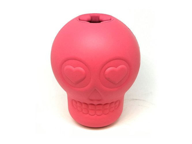 Sugar Skull Dog Chew Toy & Treat Dispenser