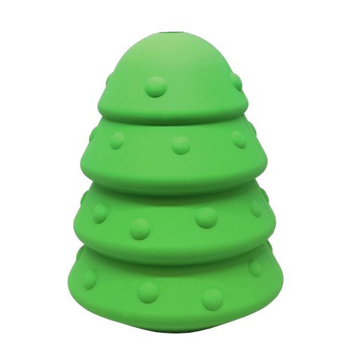 Christmas Tree Dog Toy - Durable Rubber Chew Toy