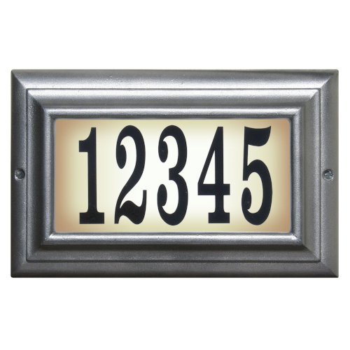 Edgewood Lighted Address Plaque
