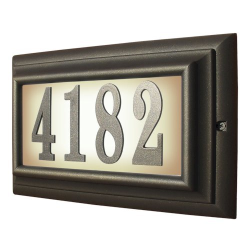 Edgewood Lighted Address Plaque