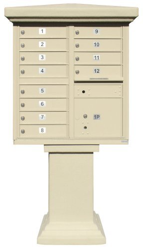 Parkview Stucco Tall Pedestal Wrap, Painted (Sandstone Color)