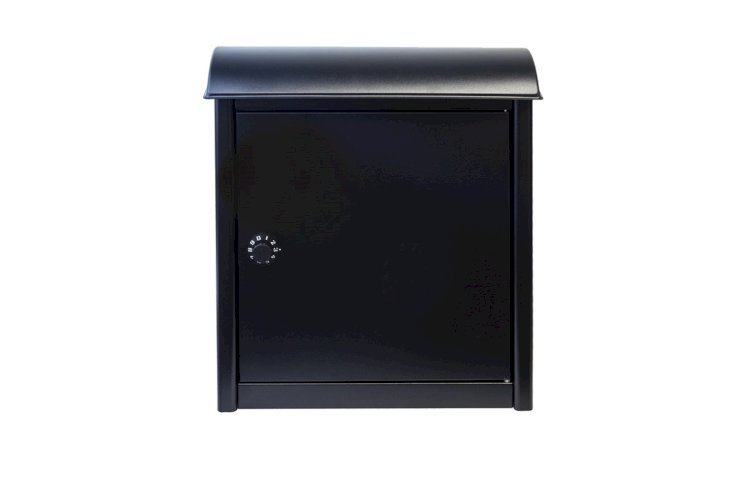 Leece Wall Mounted Mailbox In Black With Combo Lock