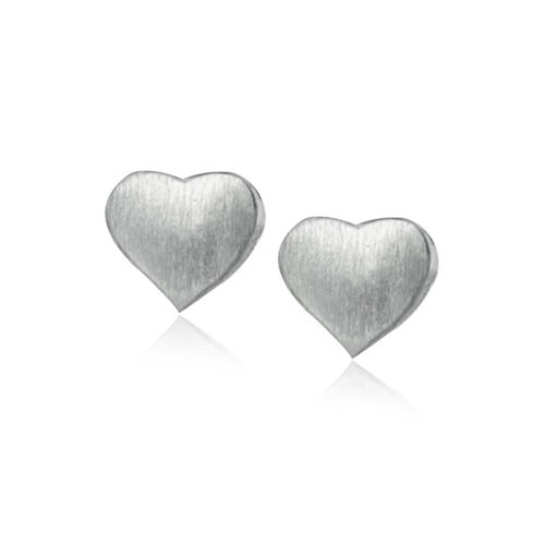 Sterling  Double Heart Earrings