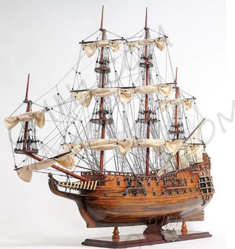 Royal Navy HMS Fairfax of Commonwealth of England Model Ship
