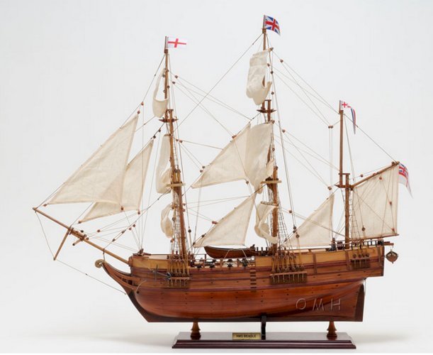 H.M.S. Beagle Charles Darwin Model Ship