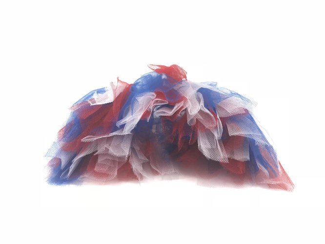 Red/White/Blue 4th Of July Dog Tutu Skirt (Small)