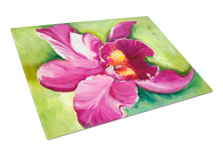 Flower Glass Cutting Board Large